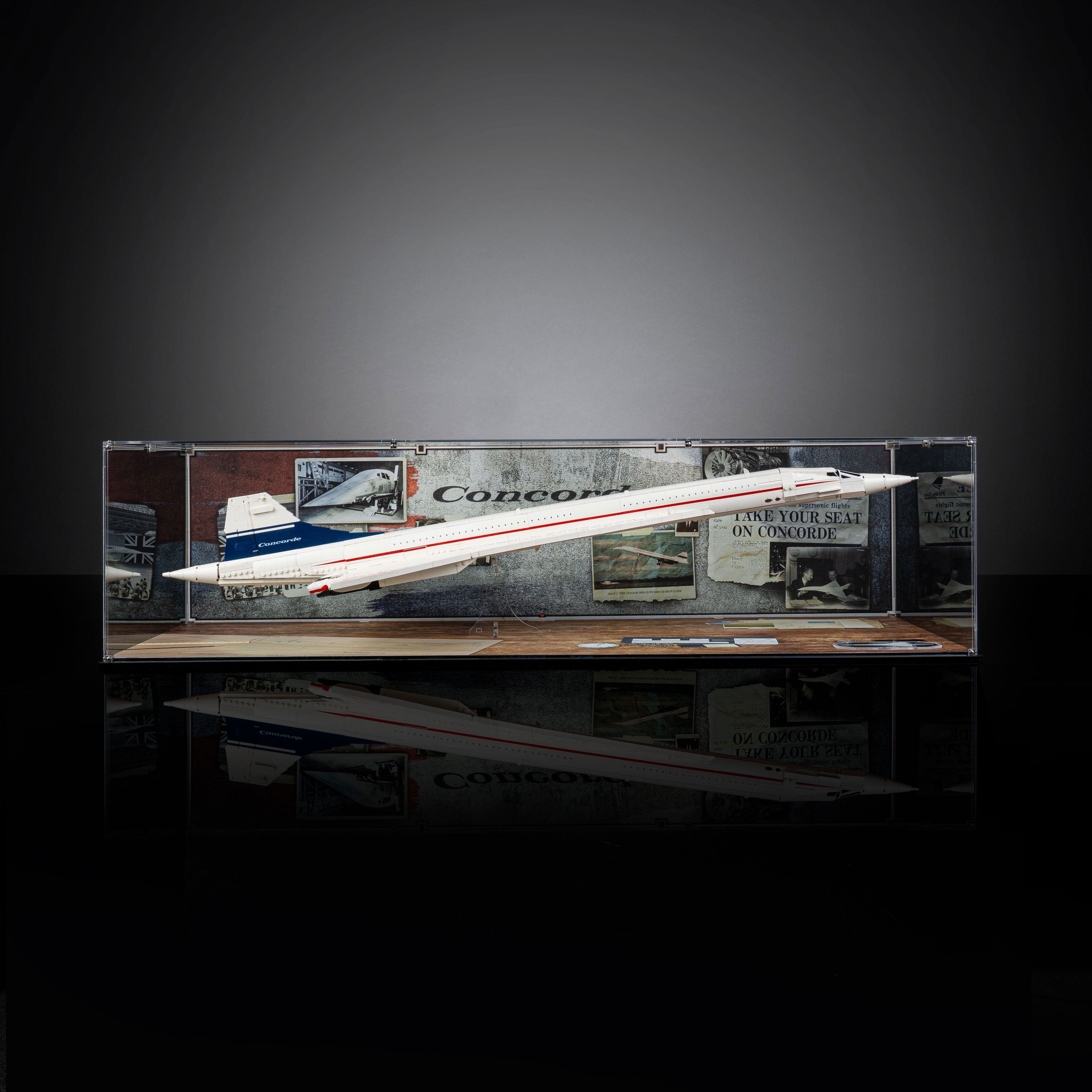 Limited Edition Display Case for LEGO® Icons: Concorde (10318)