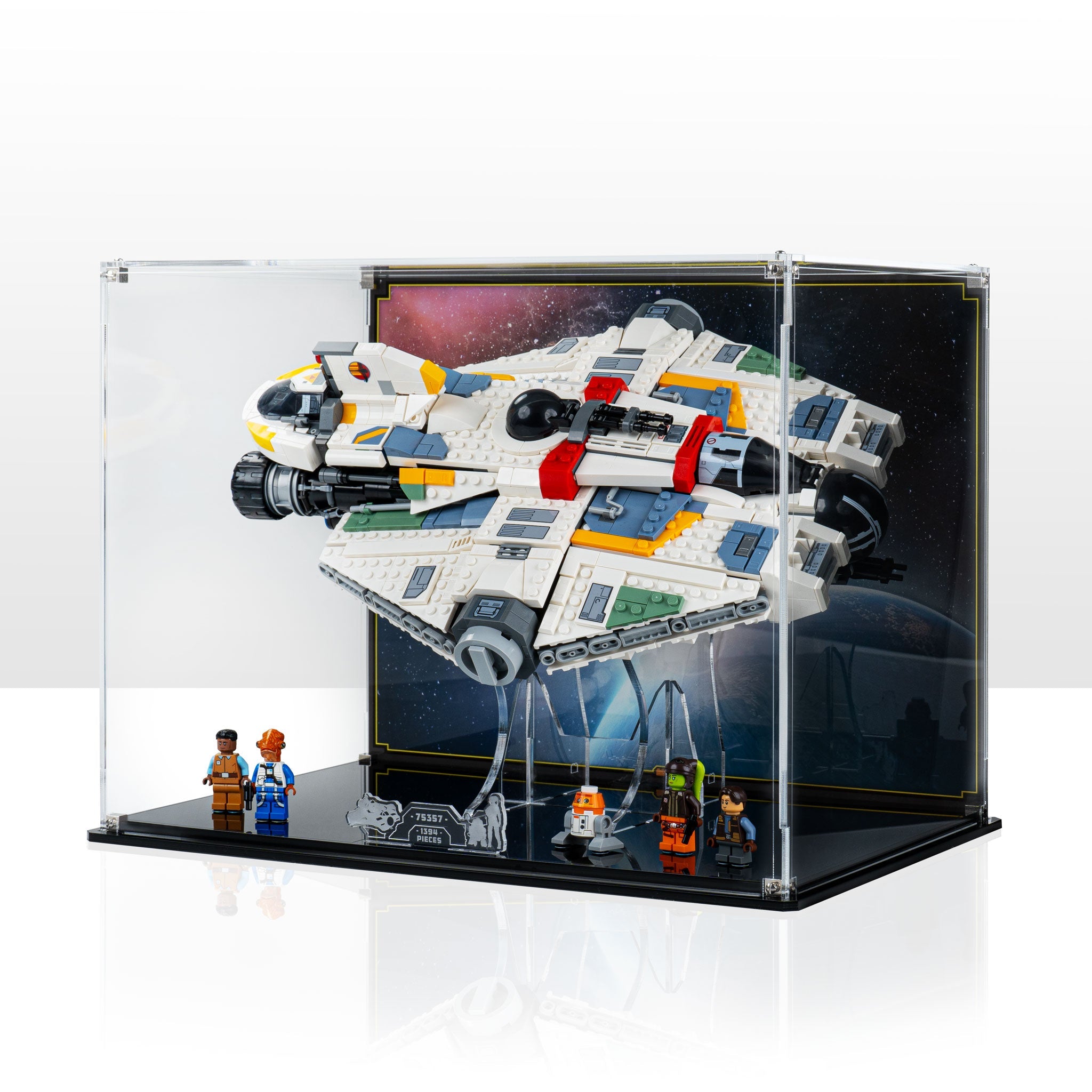 Display Case for LEGO® Star Wars Ghost & Phantom II (75357)
