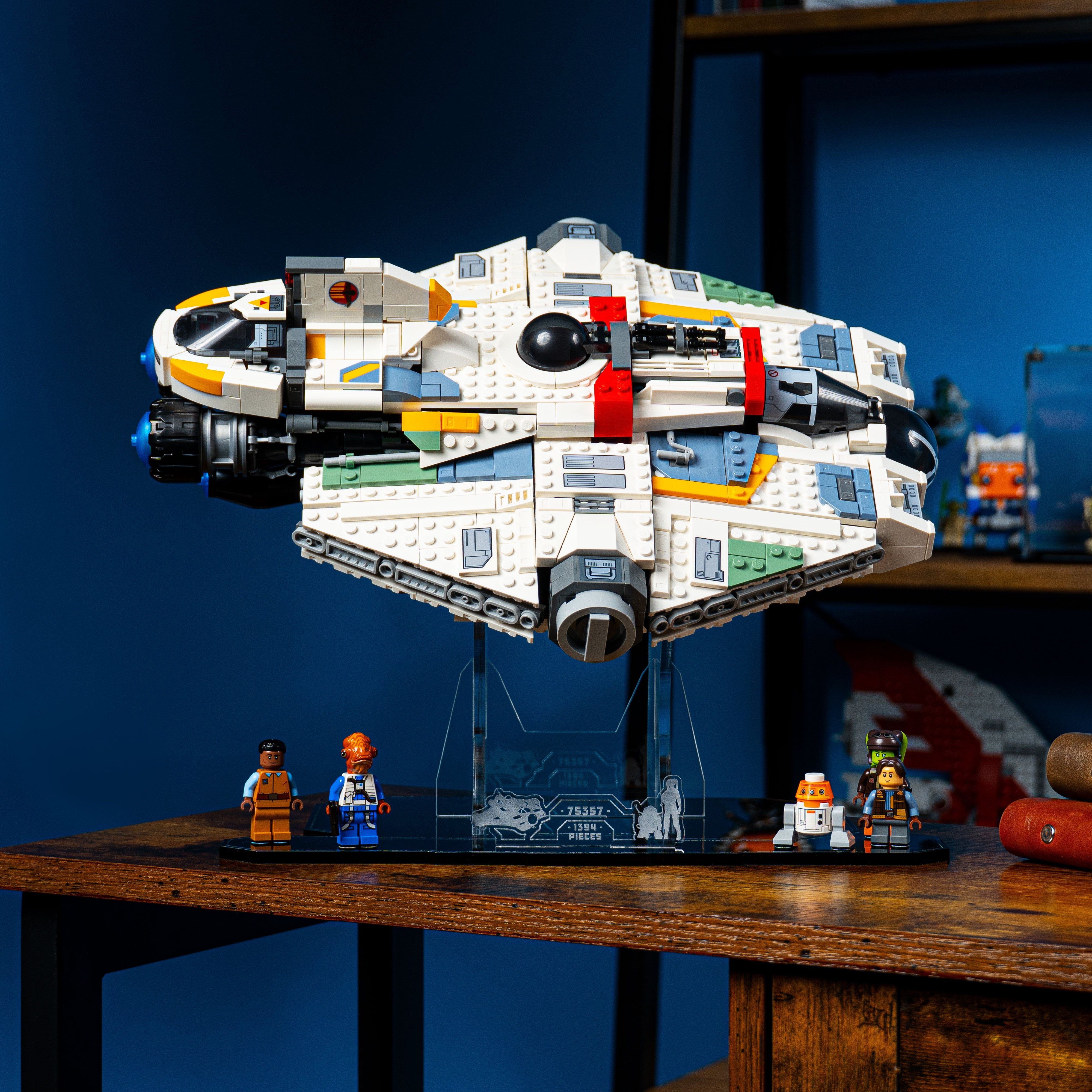 Display Stand for LEGO® Star Wars Ghost & Phantom II (75357)