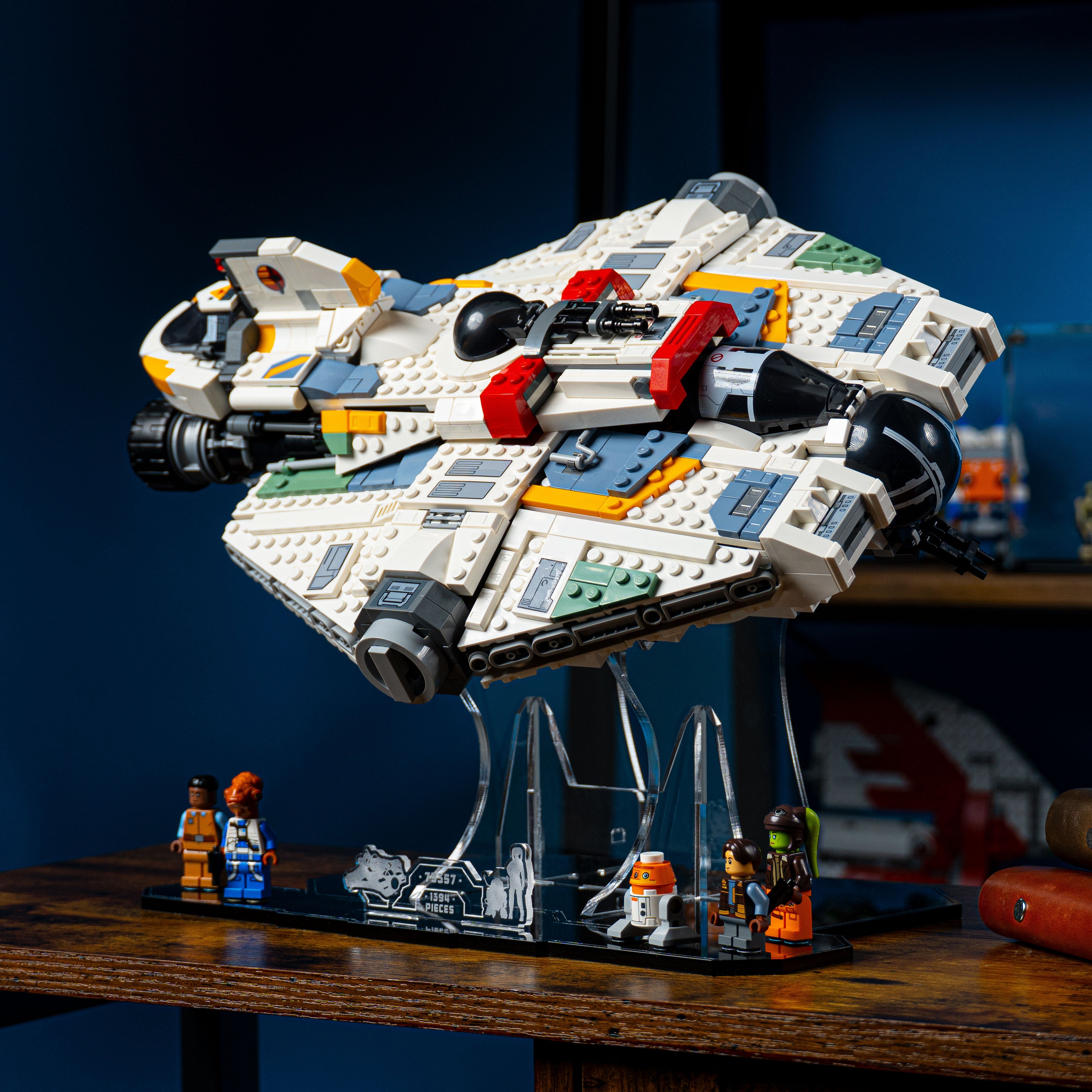 Display Stand for LEGO® Star Wars Ghost & Phantom II (75357)