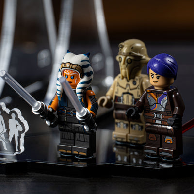 Display Stand for LEGO® Star Wars™ Ahsoka Tano's T-6 Jedi Shuttle (75362)