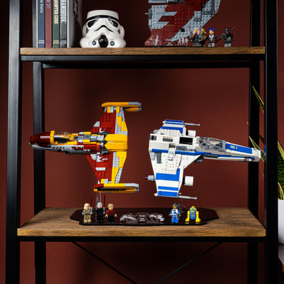 Display Stand for LEGO® Star Wars™ New Republic E-Wing™ vs. Shin Hati’s Starfighter™ (75364)
