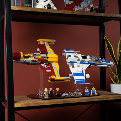Display Stand for LEGO® Star Wars™ New Republic E-Wing™ vs. Shin Hati’s Starfighter™ (75364)