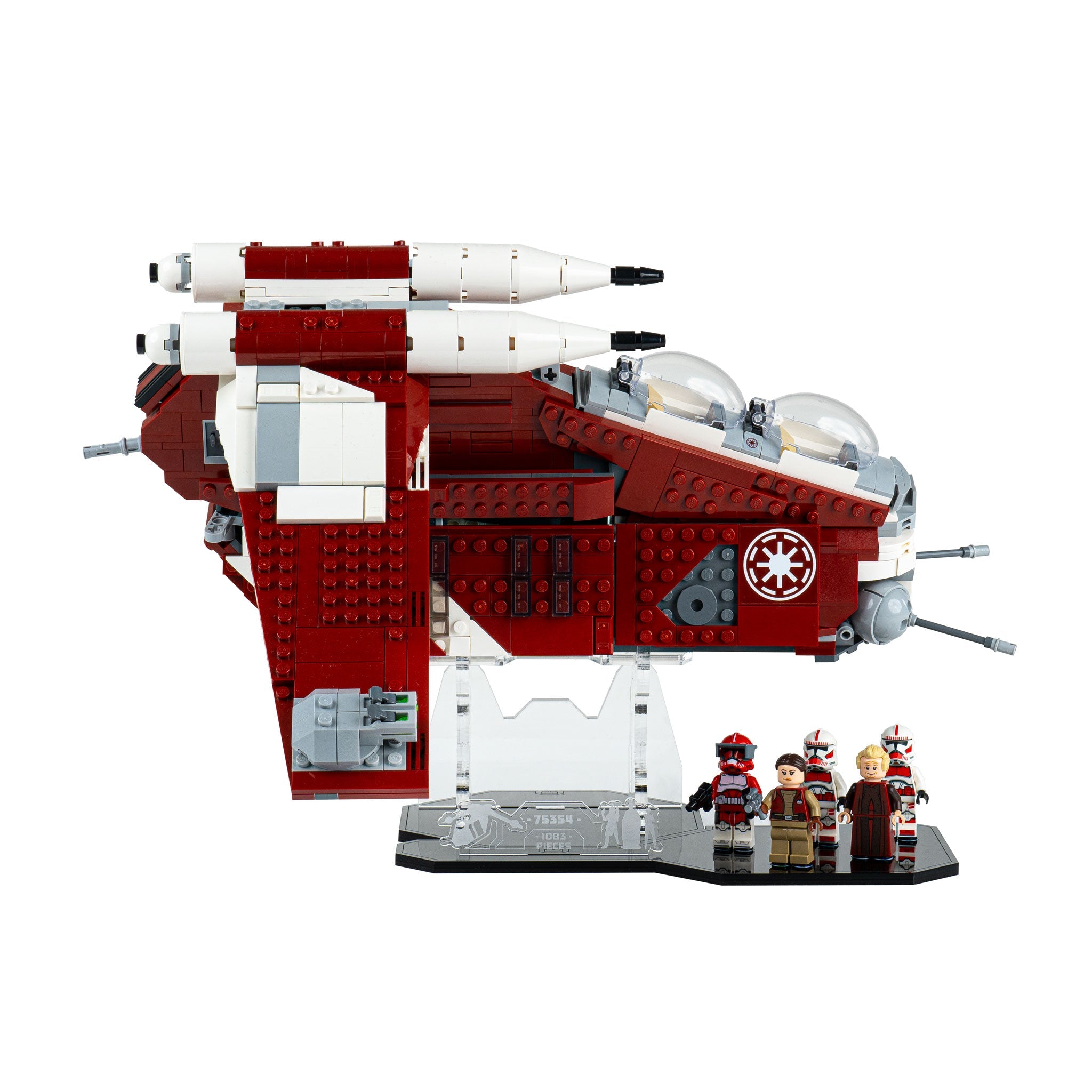 Display Stand for LEGO® Star Wars™ Coruscant Guard Gunship™ (75354)