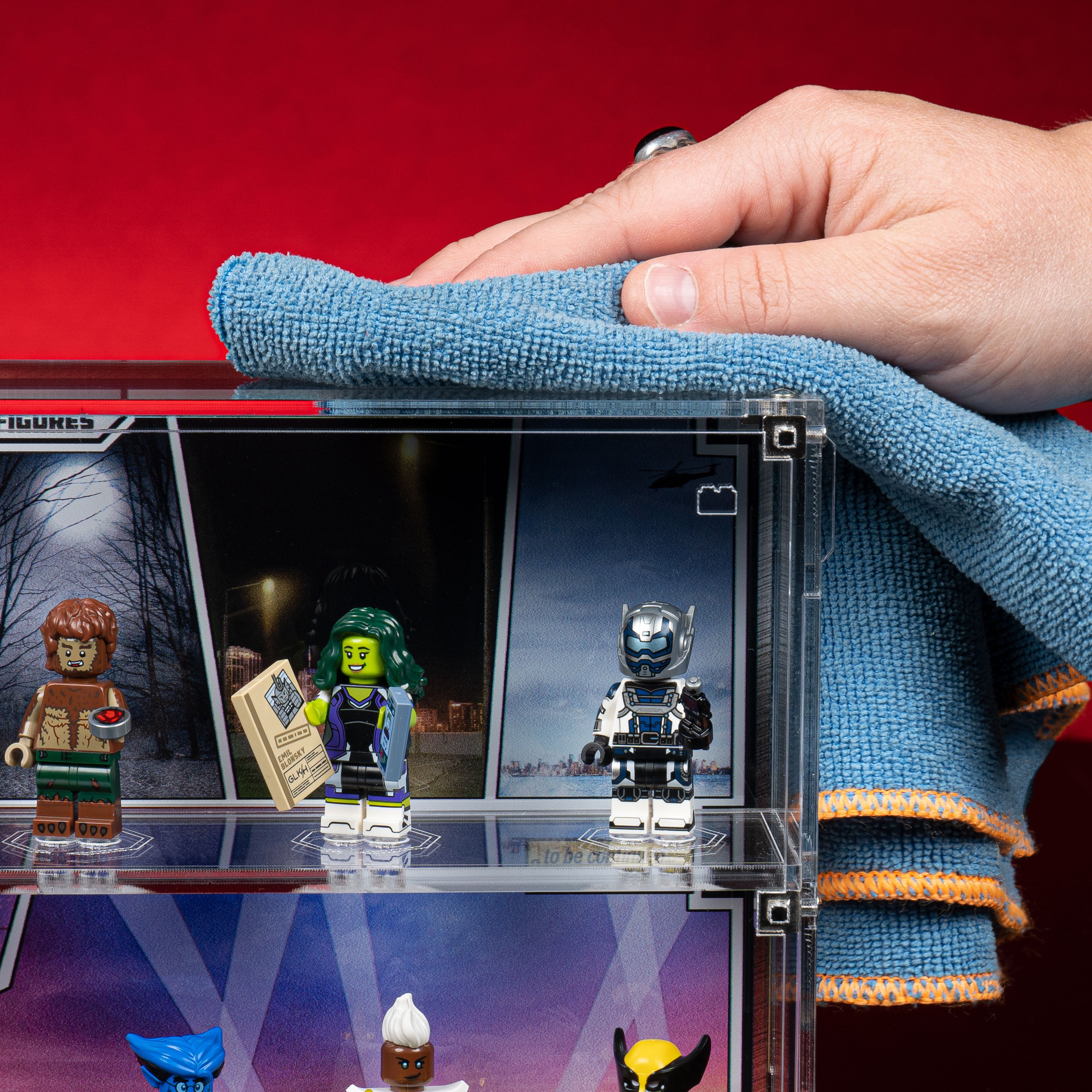 Limited Edition Display Case for LEGO® Marvel Studios Collectable Minifigure Series 2 (71039)