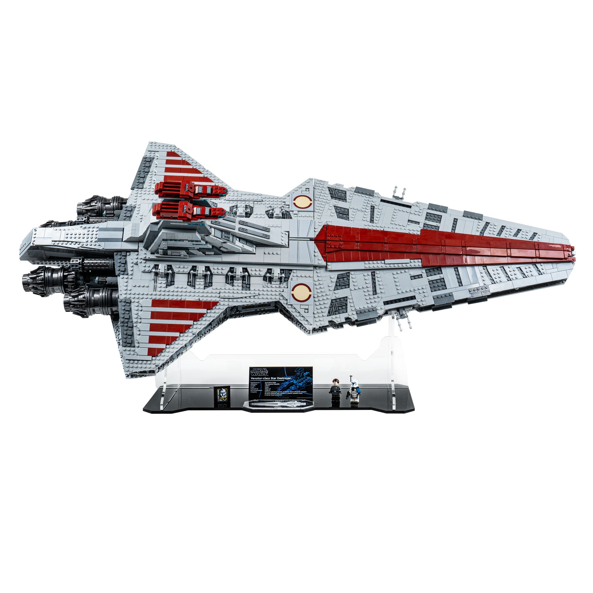 Display Stand for LEGO® Star Wars™ Venator-Class Republic Attack Cruiser (75367)