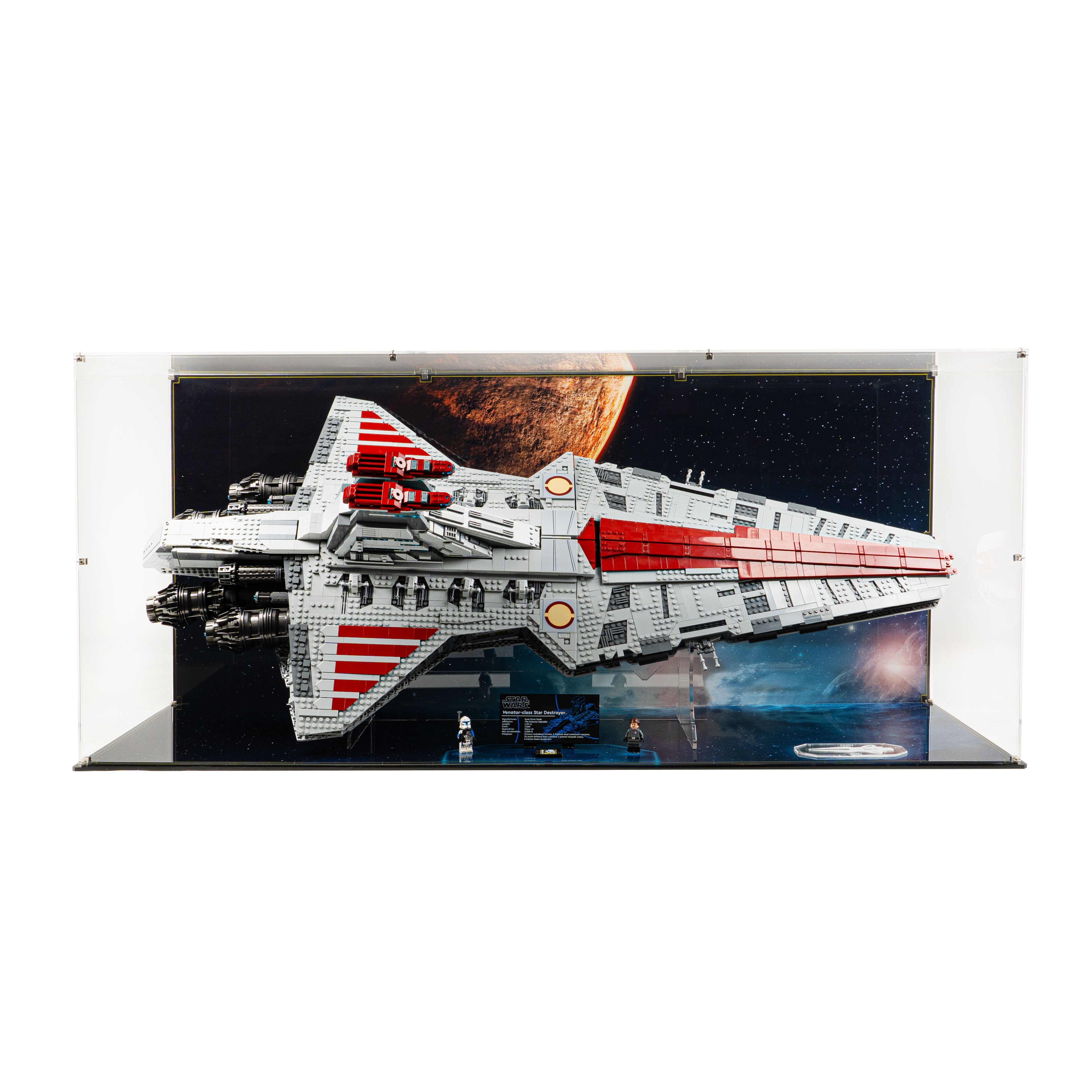 Display Case for LEGO® Star Wars™ Venator-Class Republic Attack Cruiser (75367)