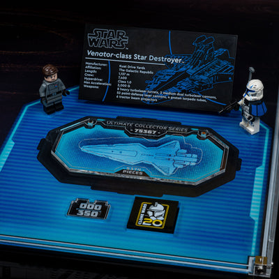 Limited Edition Display Case for LEGO® Star Wars™ Venator-Class Republic Attack Cruiser (75367)
