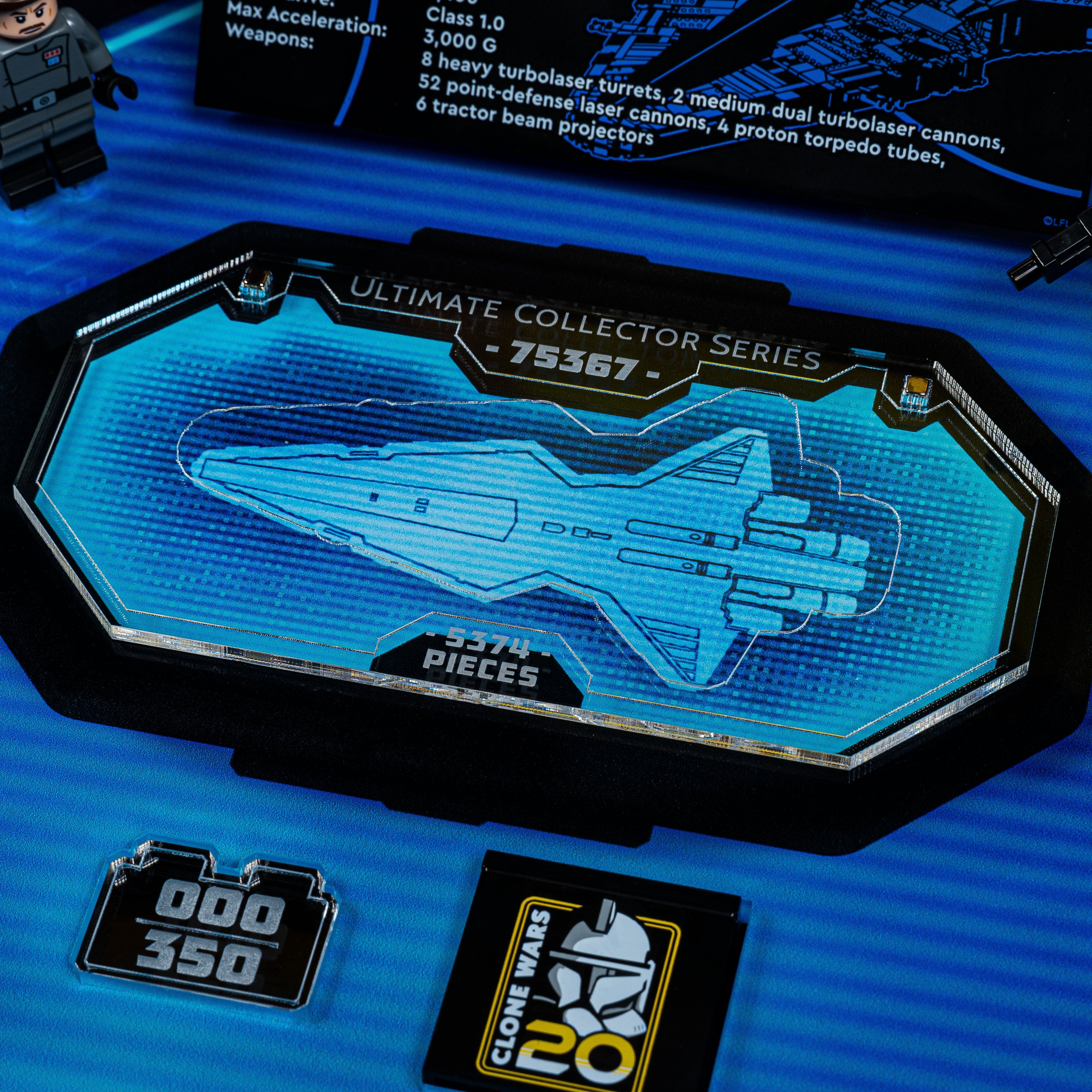 Limited Edition Display Case for LEGO® Star Wars™ Venator-Class Republic Attack Cruiser (75367)