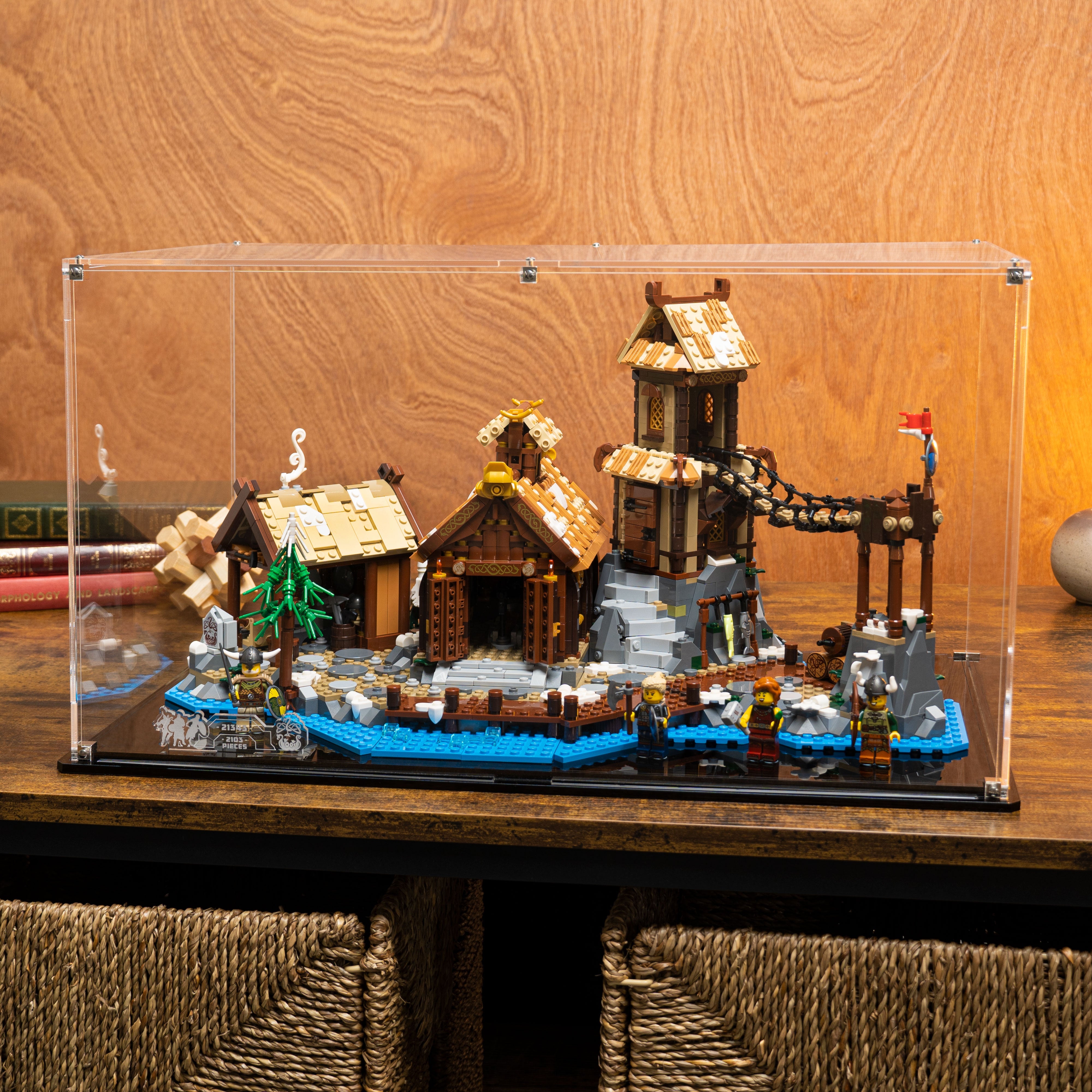 Clear Display Case for LEGO® Ideas: Viking Village (21343)