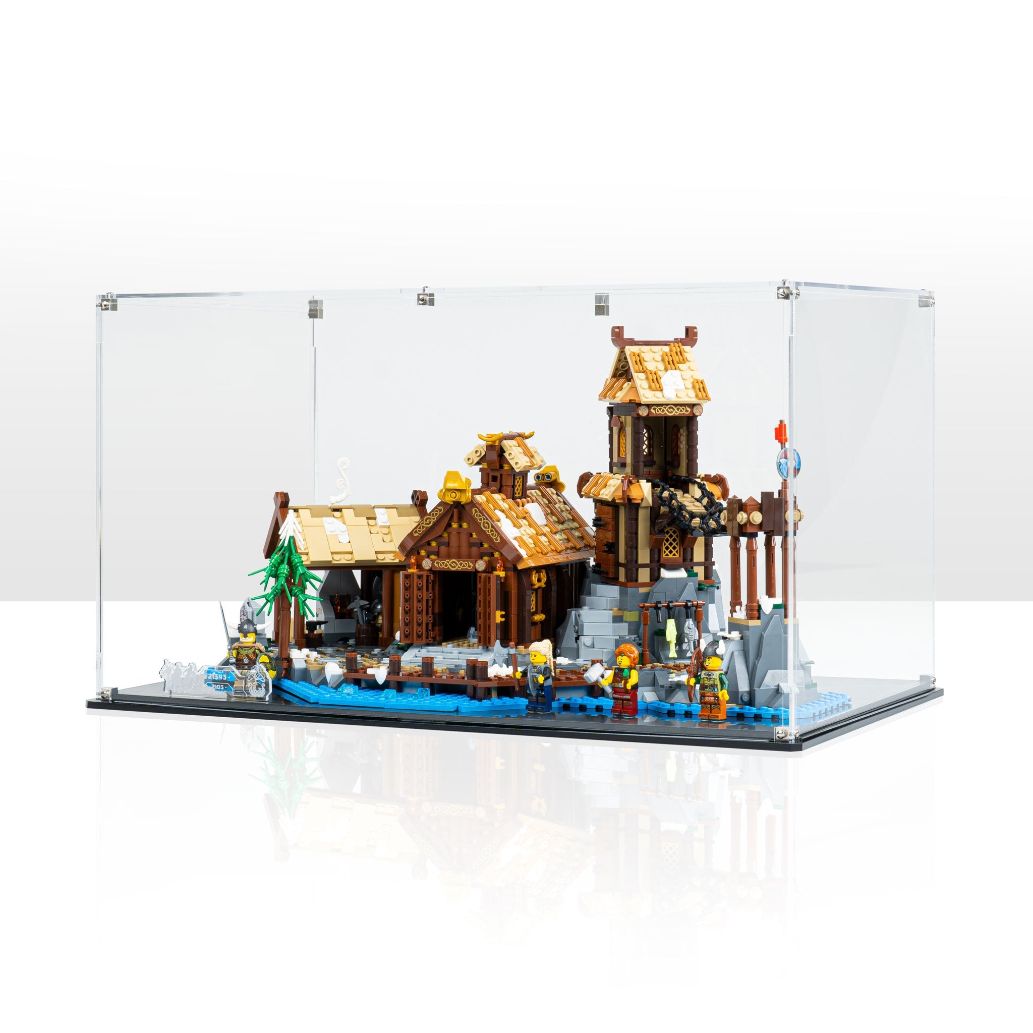 Clear Display Case for LEGO® Ideas: Viking Village (21343)