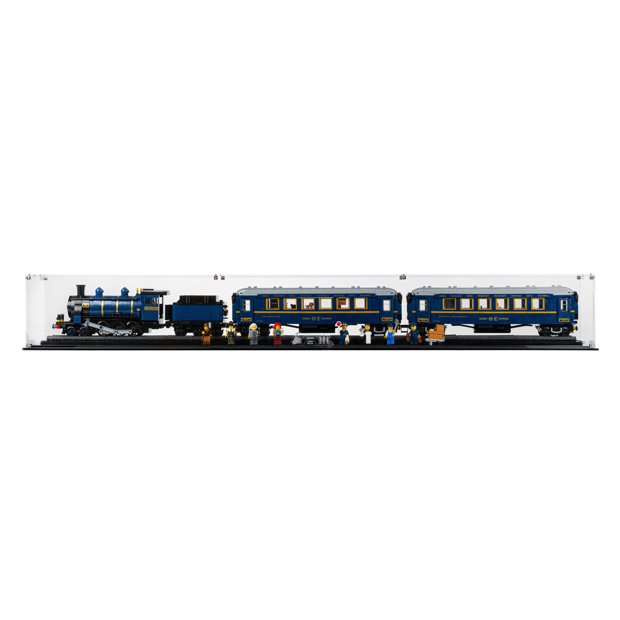 Clear Display Case for LEGO® Ideas: The Orient Express Train (21344)