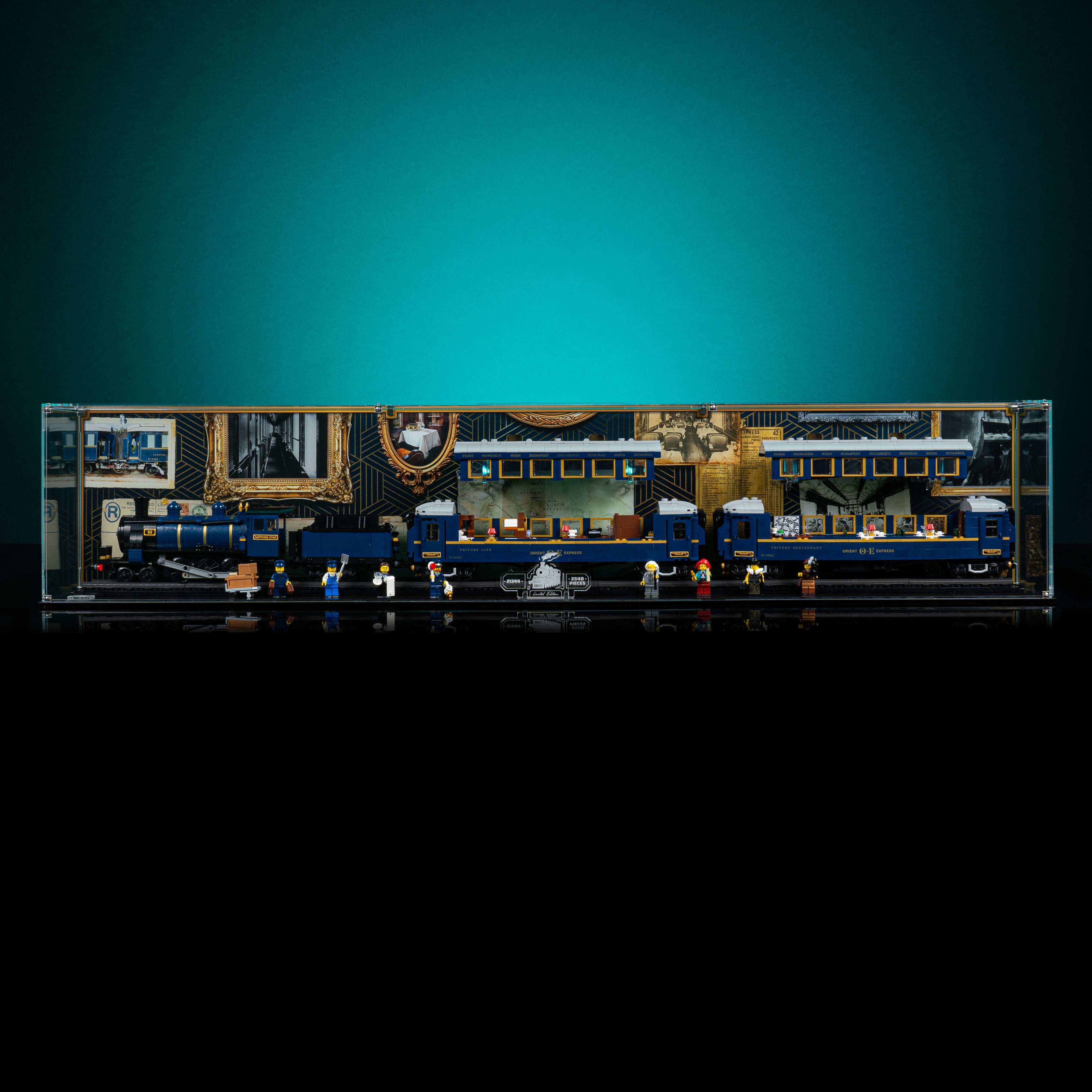 Limited Edition Display Case for LEGO® Ideas: The Orient Express Train (21344)