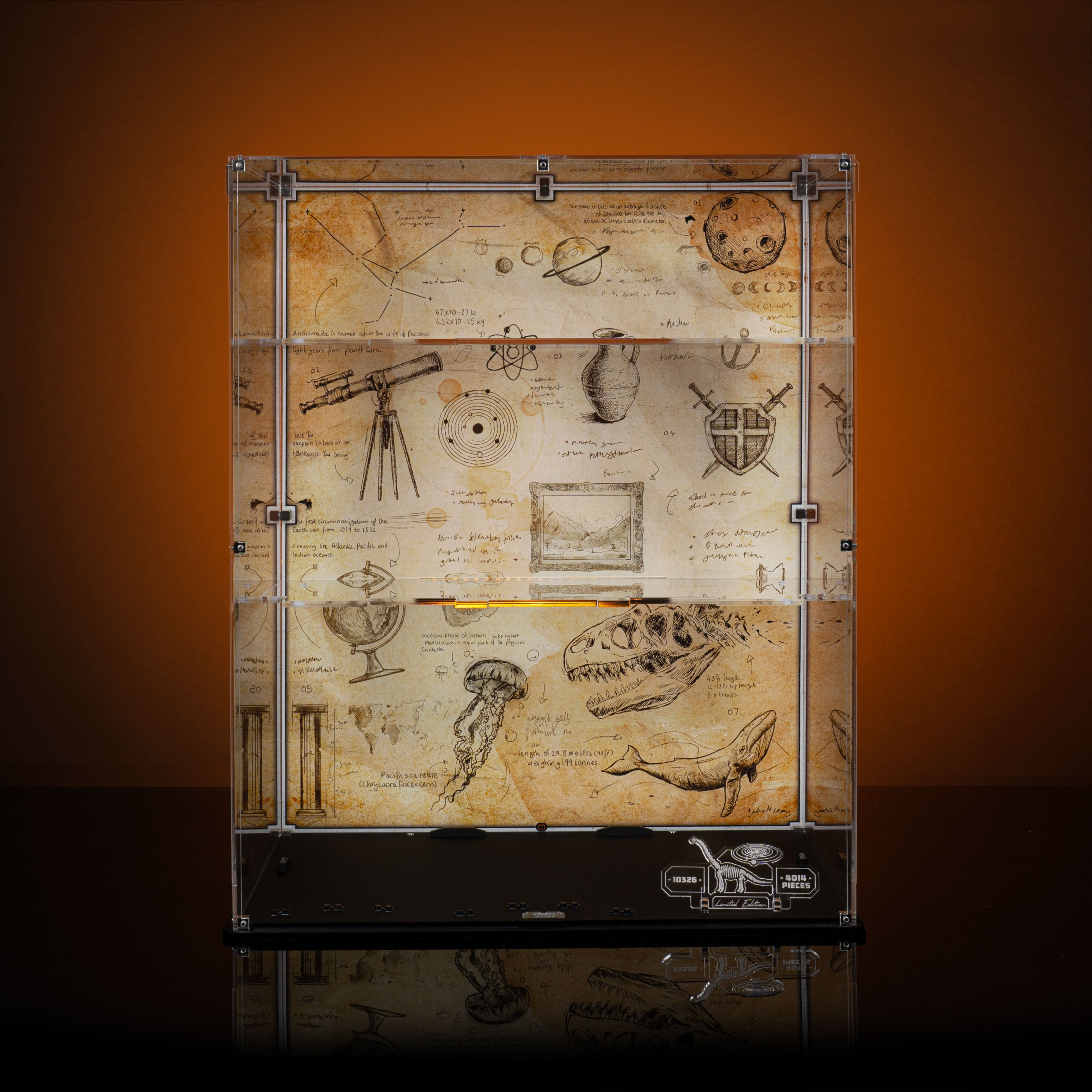 Limited Edition Display Case for LEGO® Icons: Natural History Museum (10326)