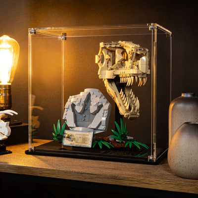 Display Case for LEGO® Jurassic World: Dinosaur Fossils: T. rex Skull (76964)