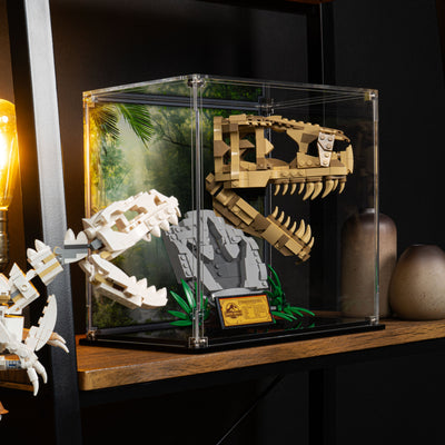 Display Case for LEGO® Jurassic World: Dinosaur Fossils: T. rex Skull (76964)