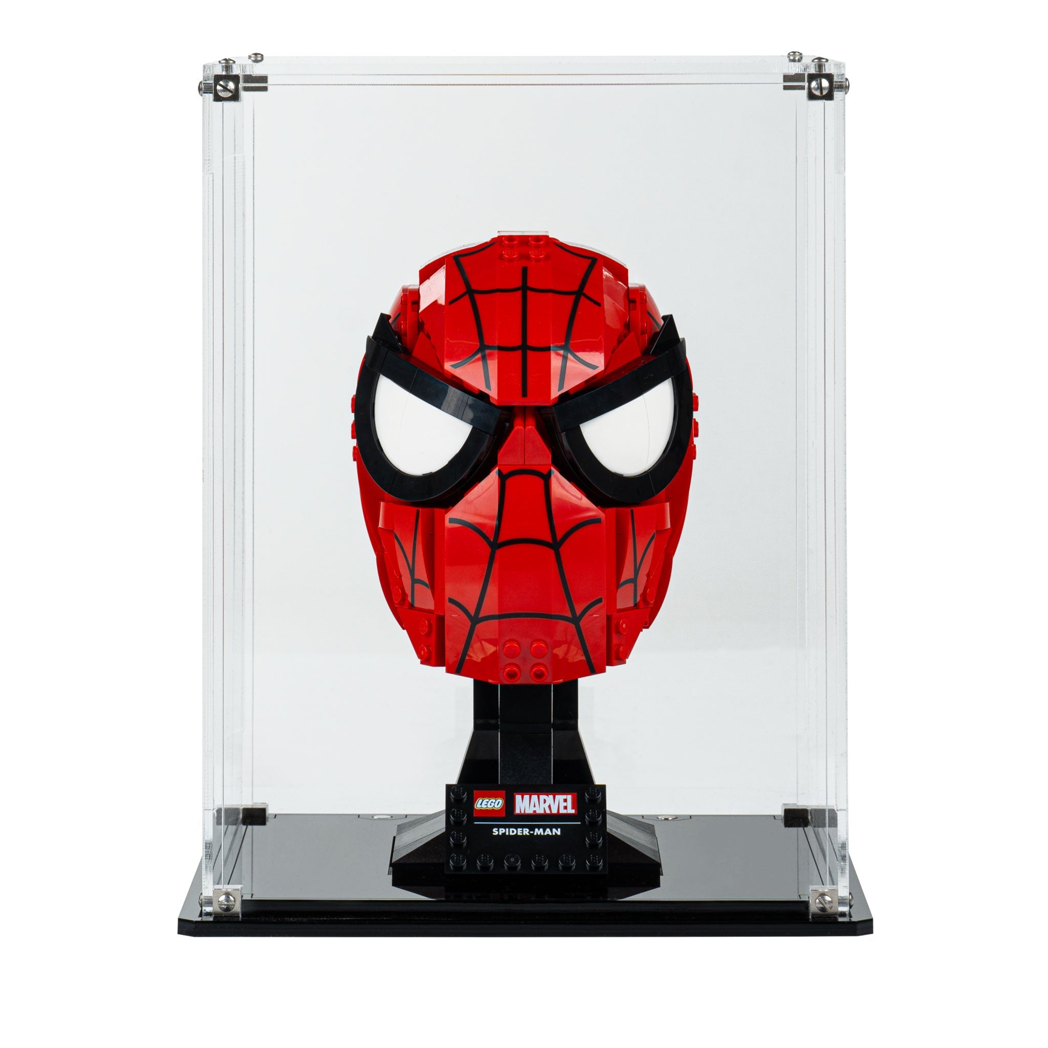 Display Cases for Spider-Man's Mask (76285)