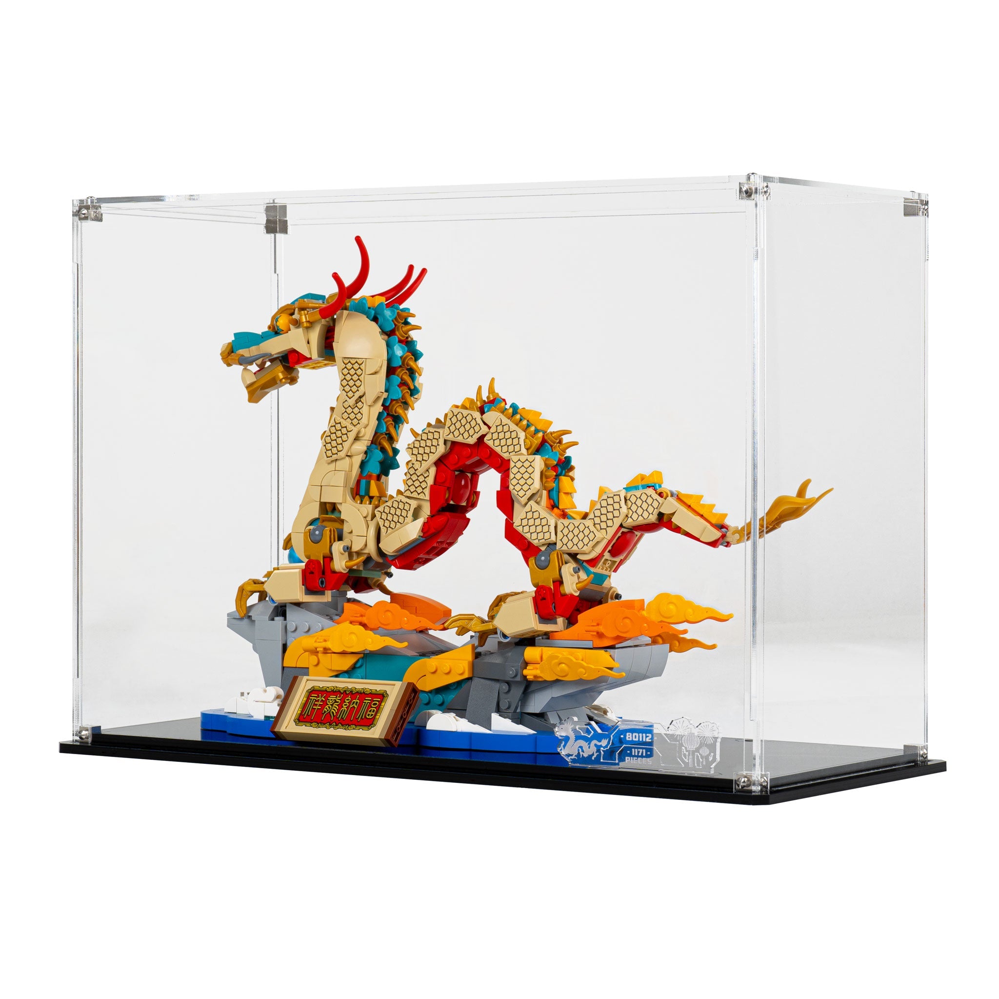 Display Case for LEGO® Spring Festival Auspicious Dragon (80112)
