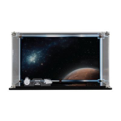 Horizontal & Angled Display Cases for LEGO® Star Wars™ Midi Scale Millennium Falcon™ (75375)