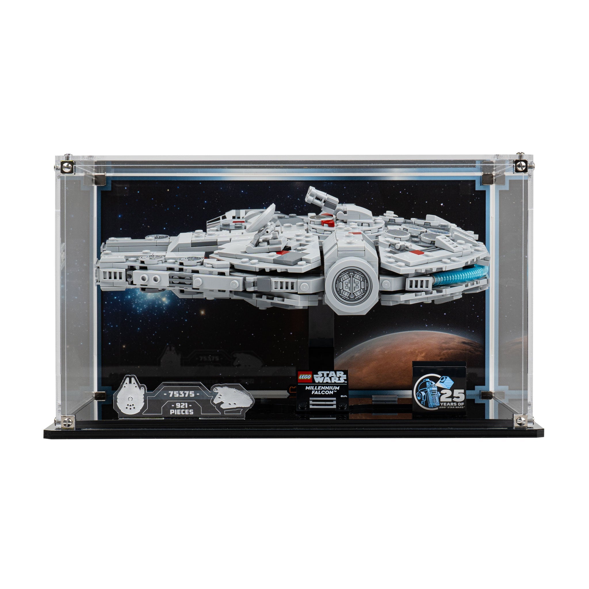 Horizontal & Angled Display Cases for LEGO® Star Wars™ Midi Scale Millennium Falcon™ (75375)