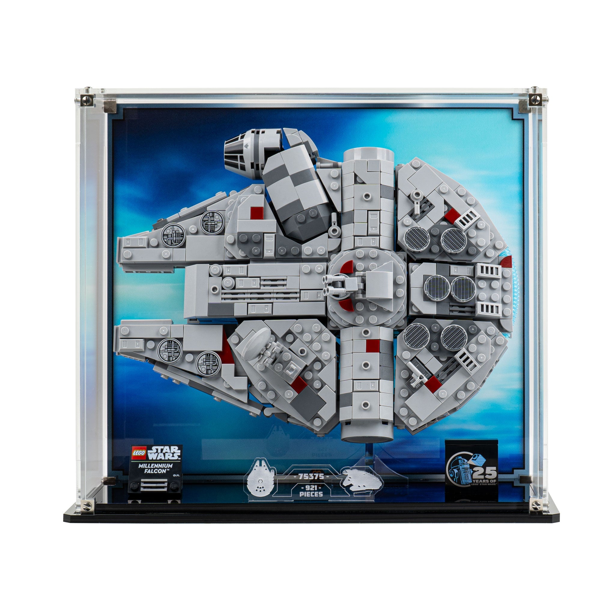 Horizontal & Angled Display Cases for LEGO® Star Wars™ Midi Scale Millennium Falcon™ (75375)