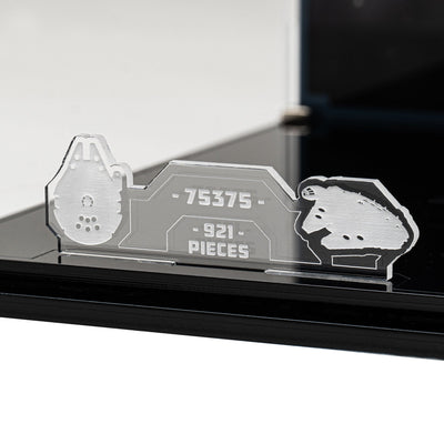 Horizontal & Angled Display Cases for LEGO® Star Wars™ Midi Scale Millennium Falcon™ (75375)