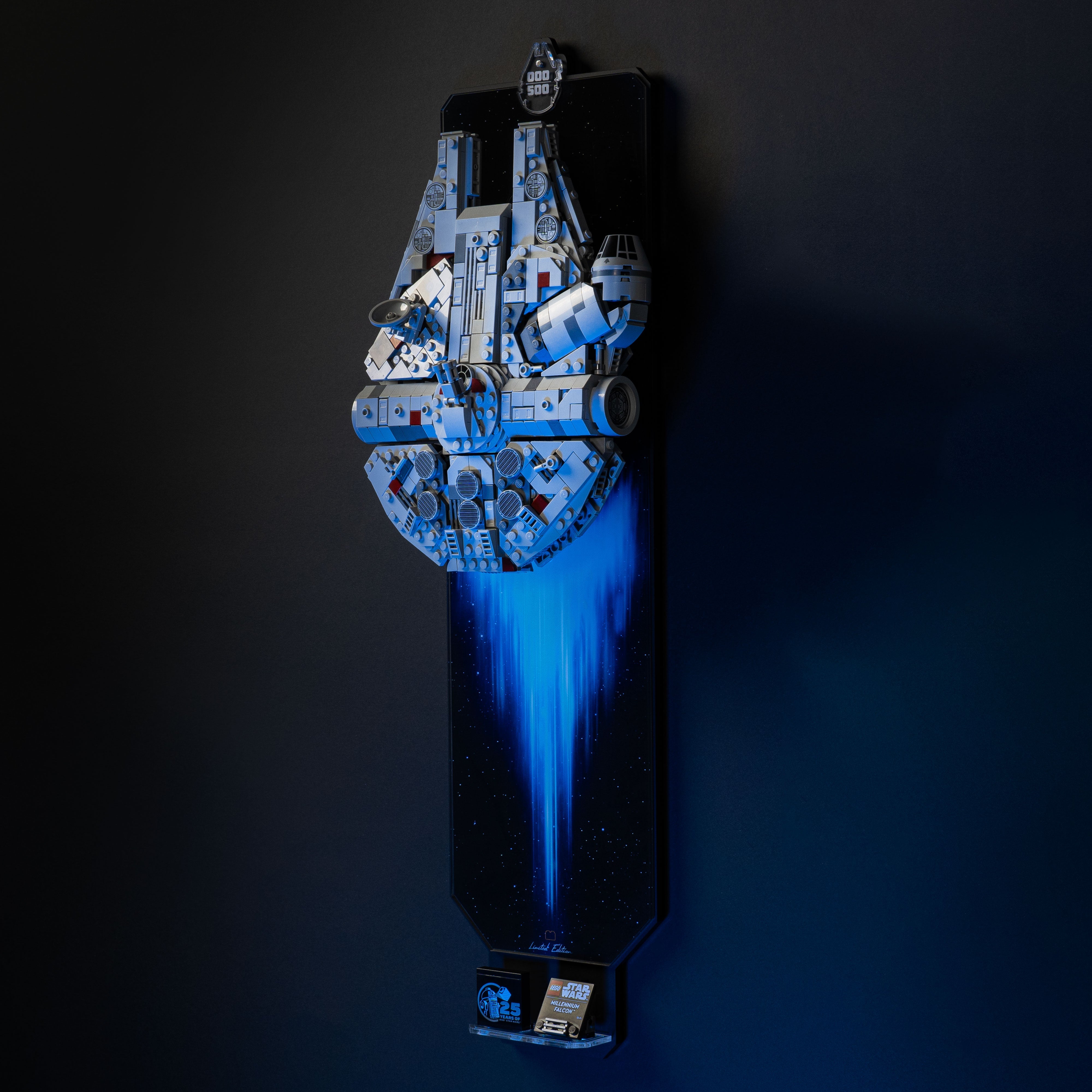 Limited Edition Wall Mounted Stand for LEGO® Star Wars™ Midi Scale Millennium Falcon™ (75375)
