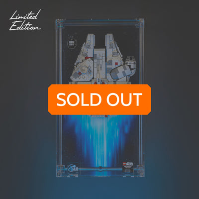 Limited Edition Wall Mounted Display Case for LEGO® Star Wars™ Midi Scale Millennium Falcon™ (75375)