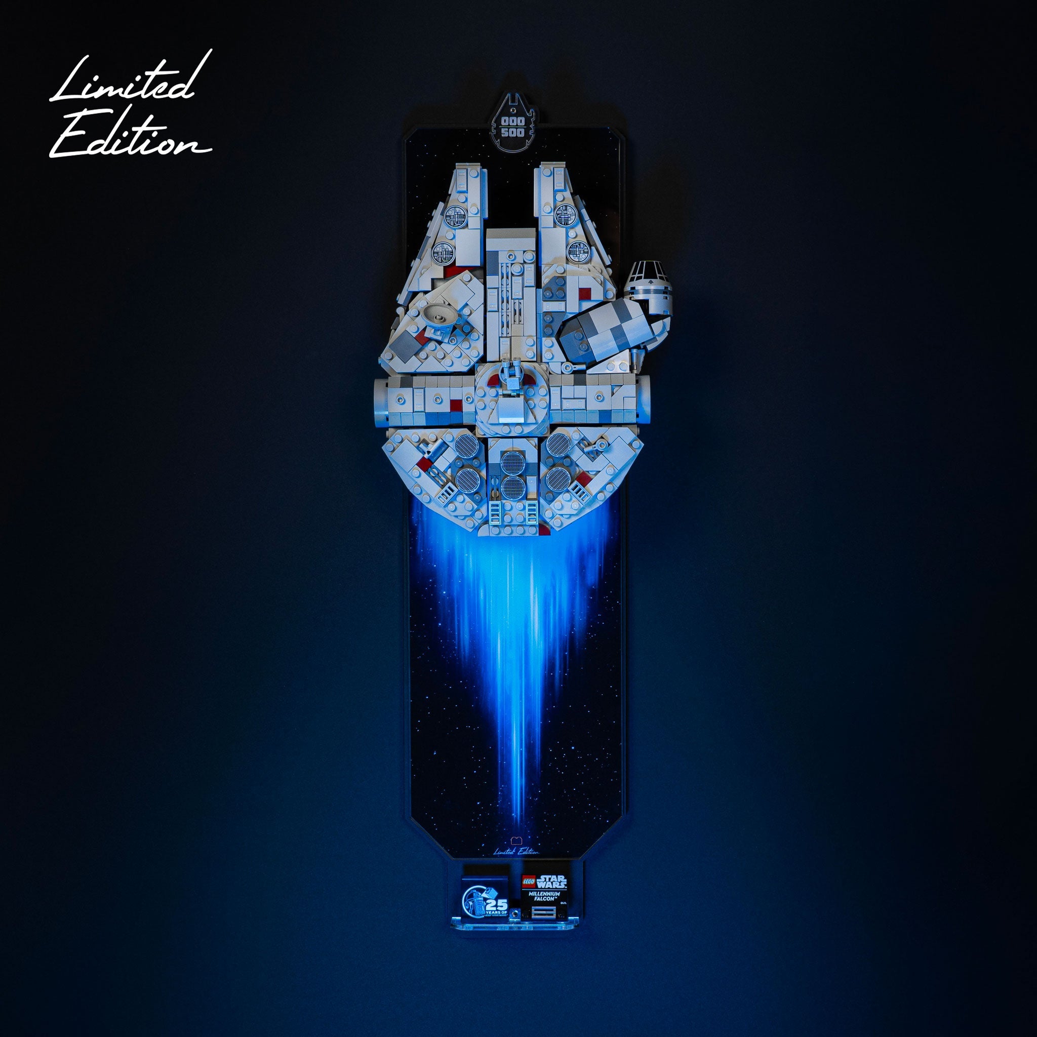 Limited Edition Wall Mounted Stand for LEGO® Star Wars™ Midi Scale Millennium Falcon™ (75375)