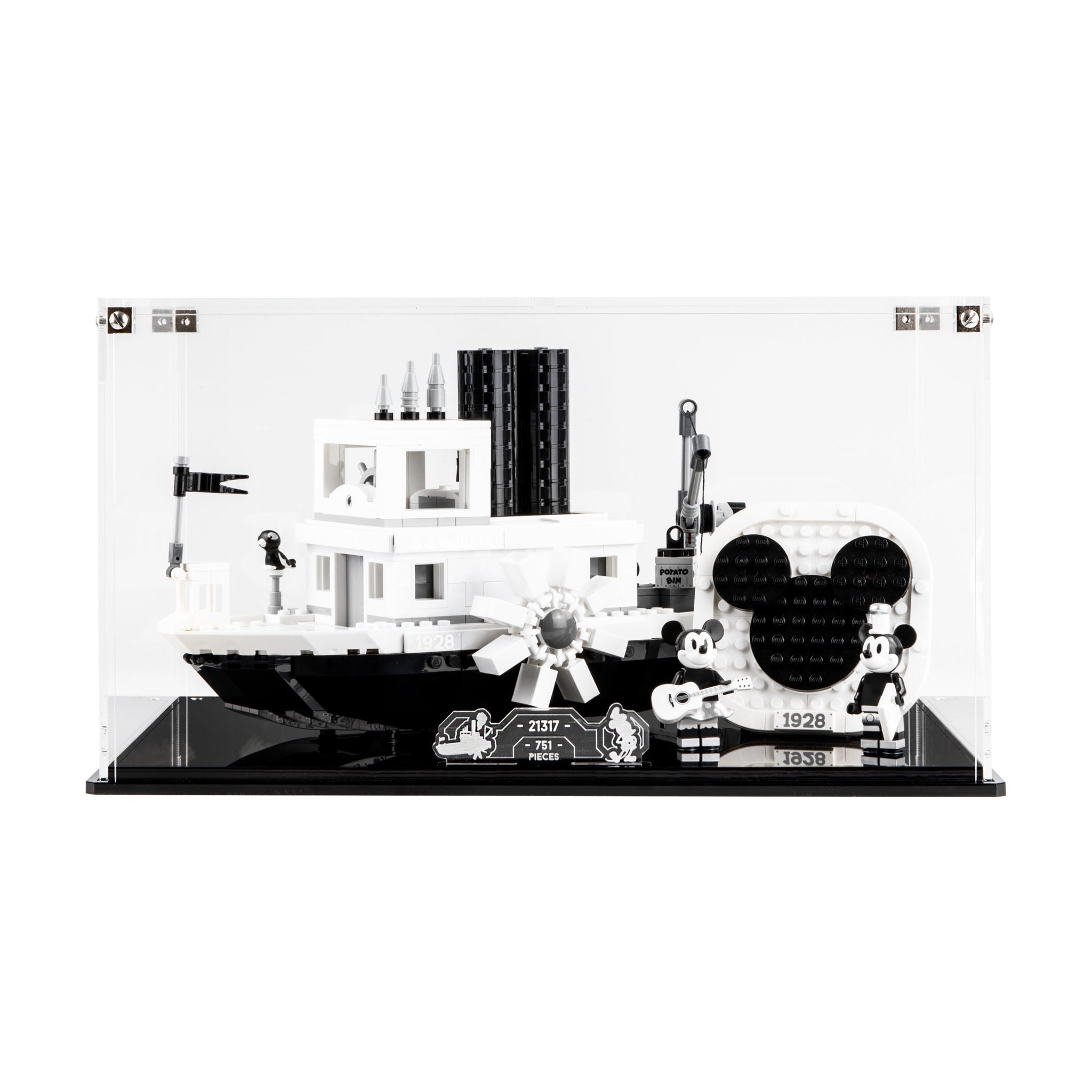 Display Case for LEGO® Ideas: Steamboat Willie (21317)