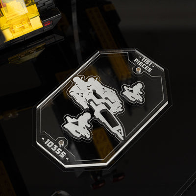Display Case for LEGO® Icons: Blacktron Renegade (10355)