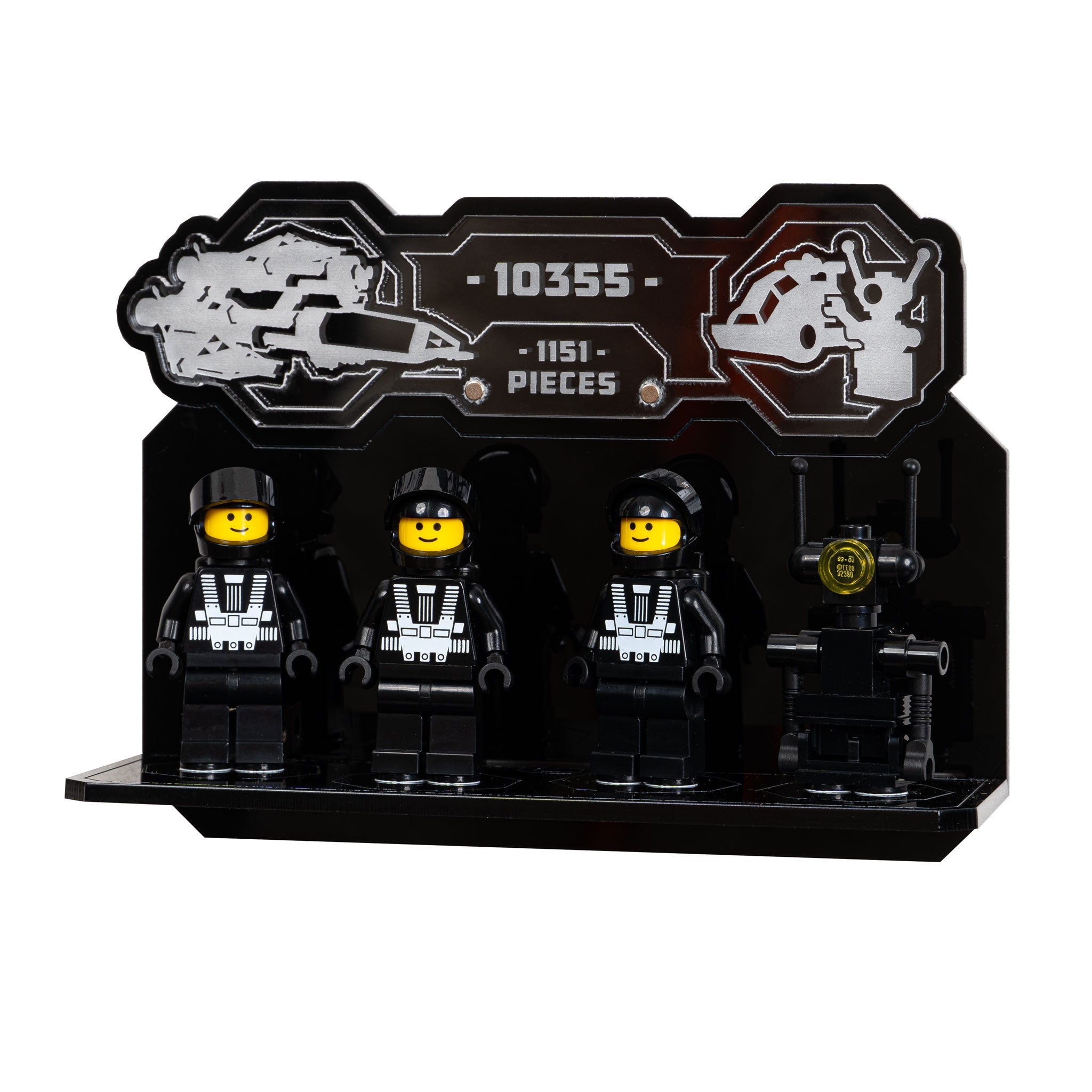 Wall Mounted Display Stand for LEGO® Icons: Blacktron Renegade (10355)