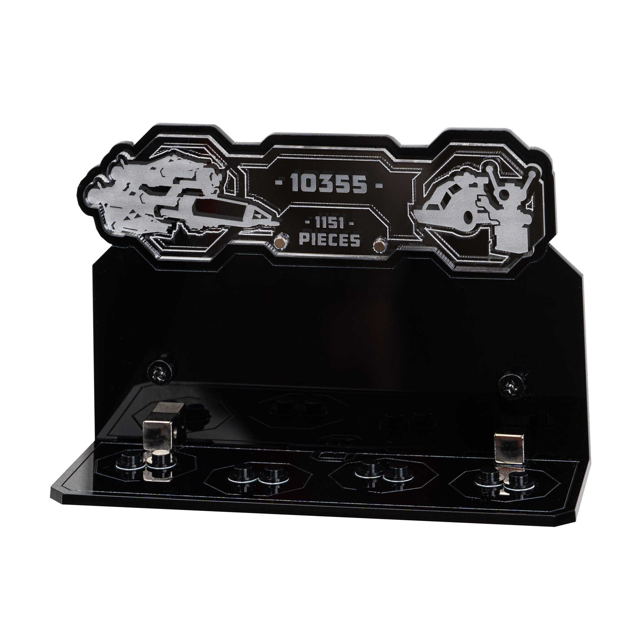 Wall Mounted Display Stand for LEGO® Icons: Blacktron Renegade (10355)