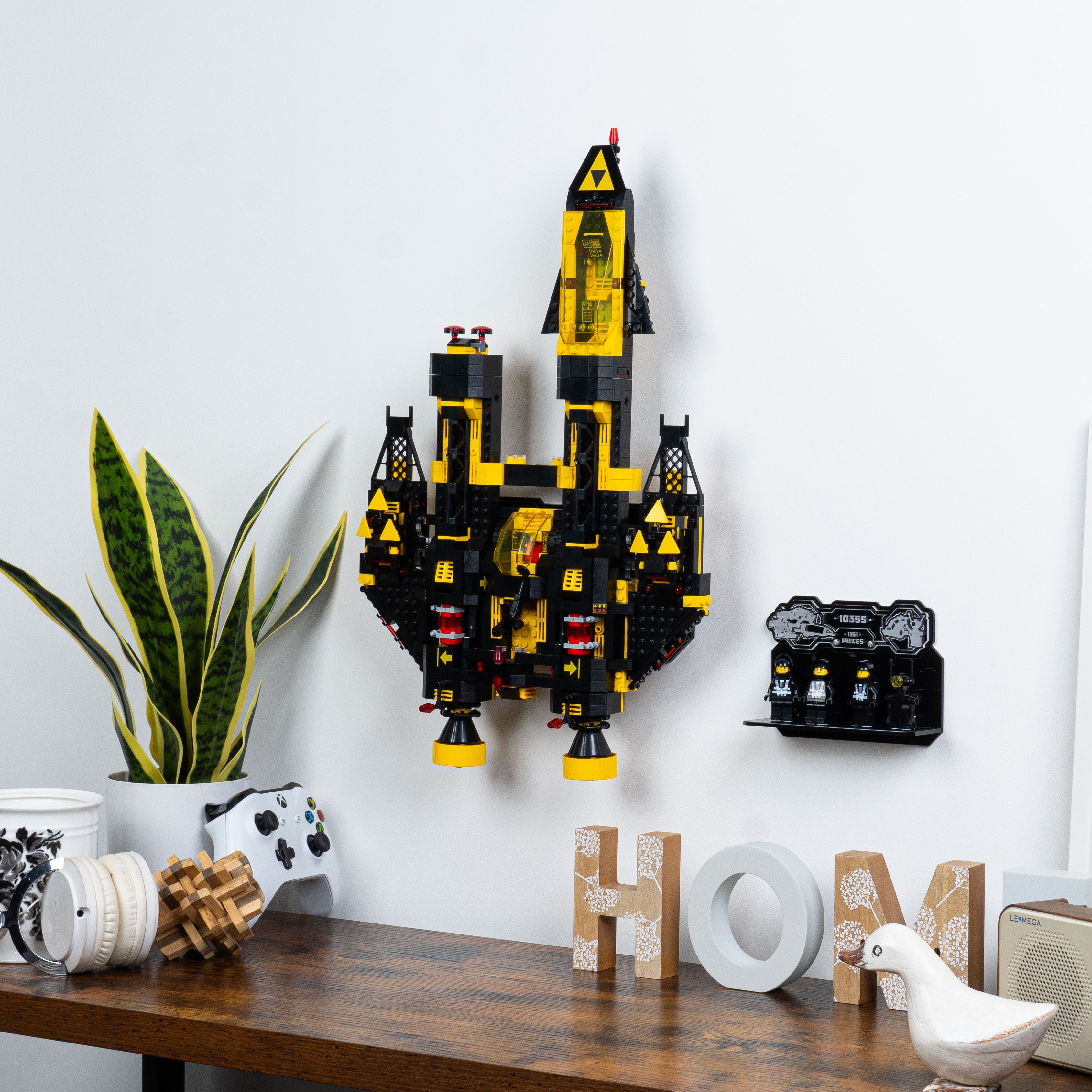 Wall Mounted Display Stand for LEGO® Icons: Blacktron Renegade (10355)