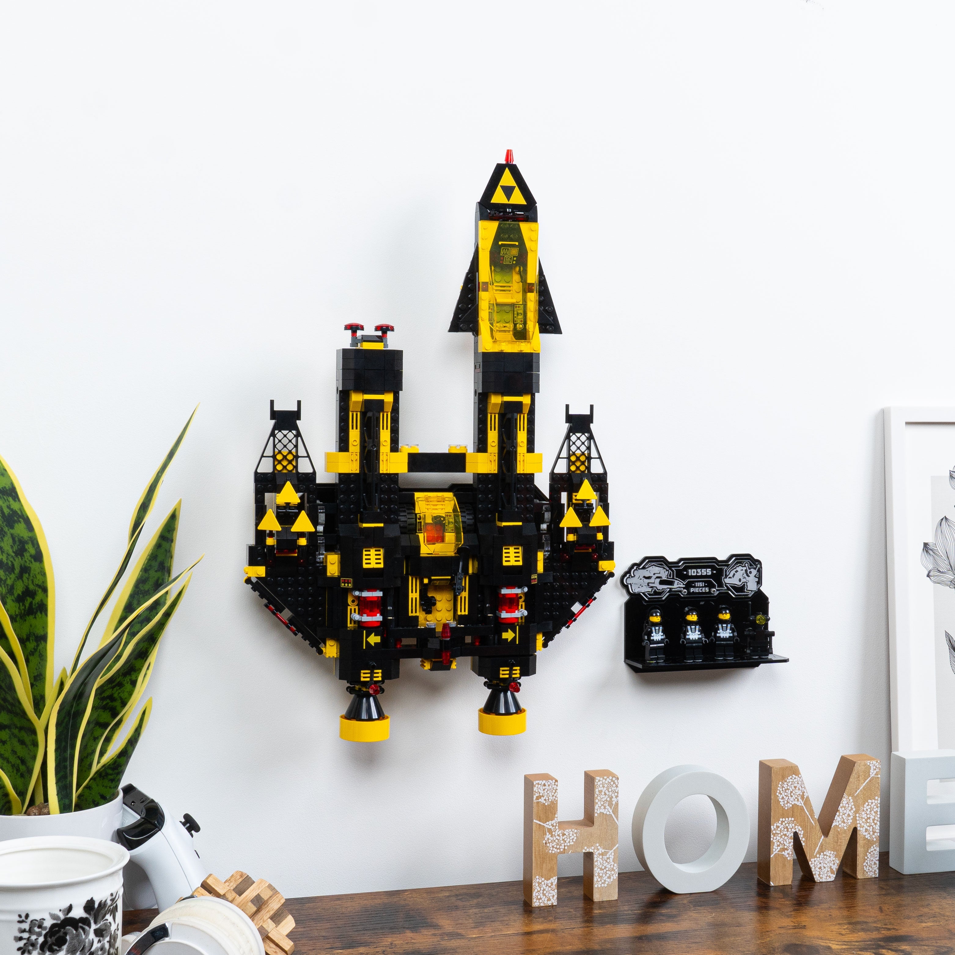 Wall Mounted Display Stand for LEGO® Icons: Blacktron Renegade (10355)