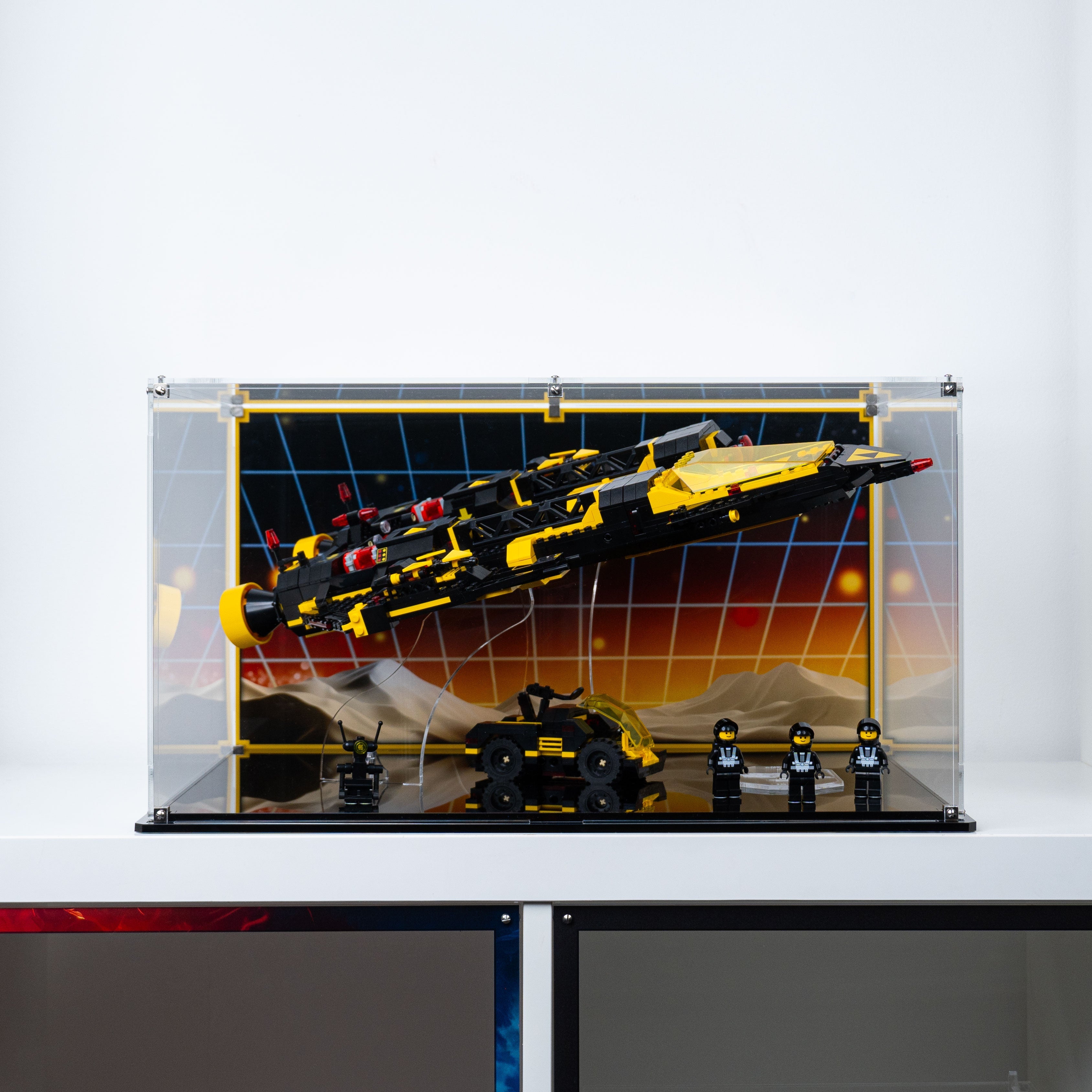 Display Case for LEGO® Icons: Blacktron Renegade (10355)