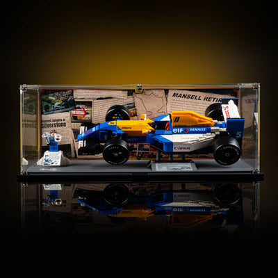Limited Edition Display Case for LEGO® Icons: Williams Racing FW14B & Nigel Mansell (10353)