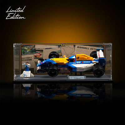 Limited Edition Display Case for LEGO® Icons: Williams Racing FW14B & Nigel Mansell (10353)