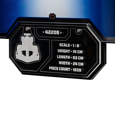 Wall Mounted Display Stand for LEGO® Technic Oracle Red Bull Racing RB20 F1 Car (42206)