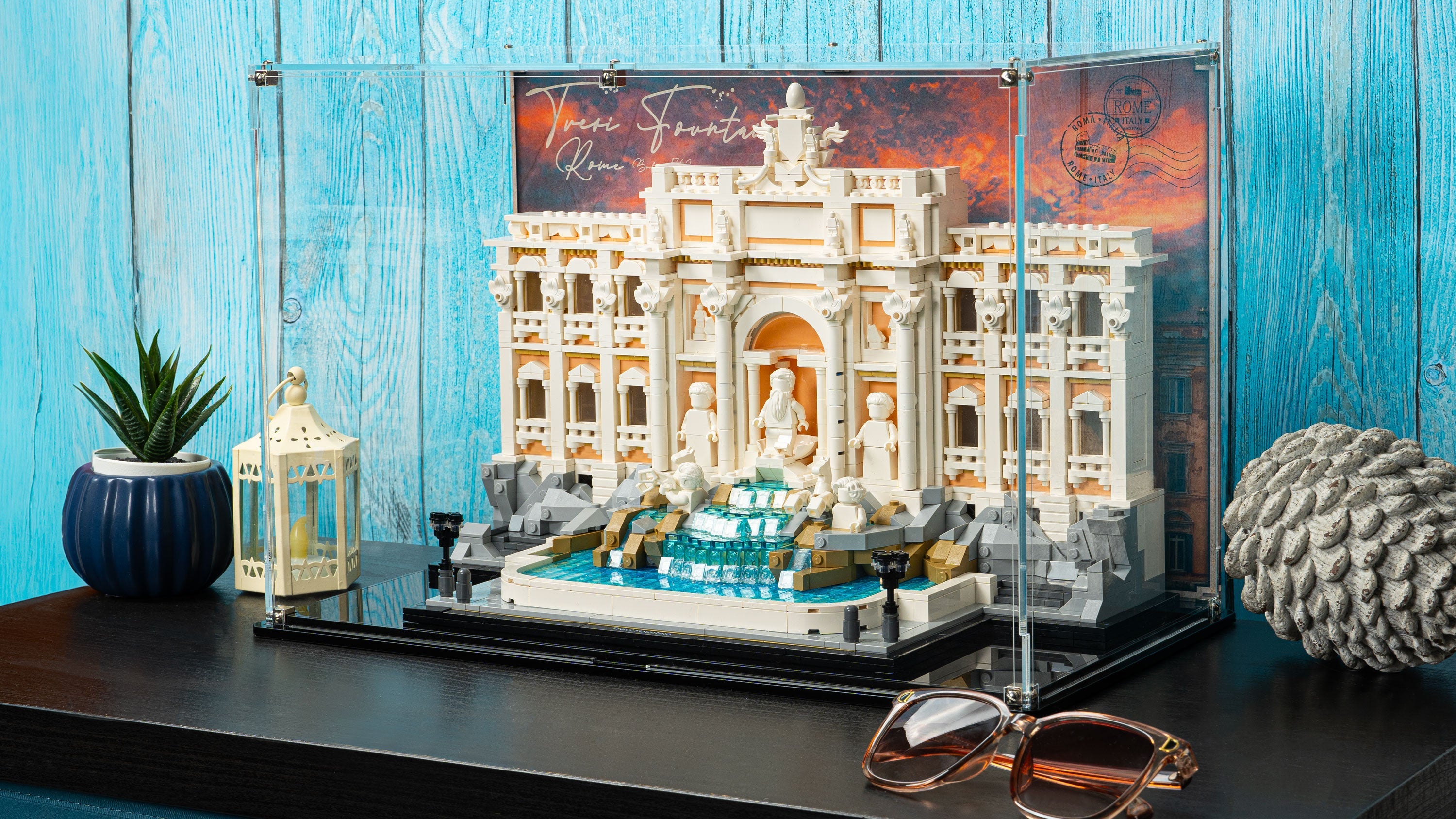 Display Case for LEGO® Architecture: Trevi Fountain (21062)