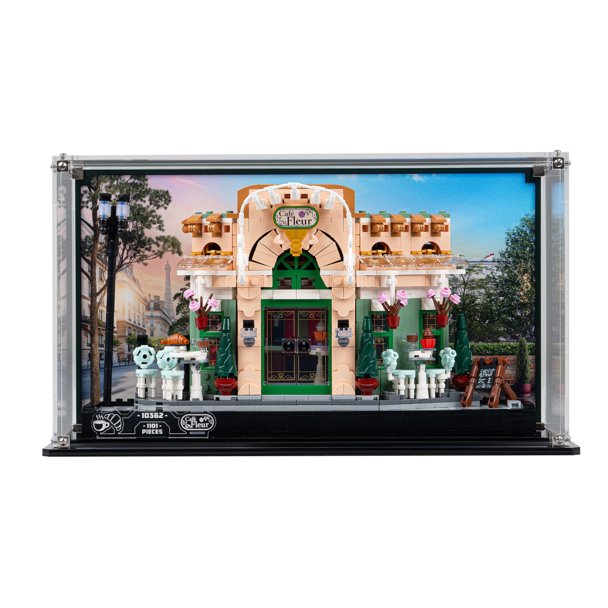 Display Case for LEGO® Icons: French Café (10362)