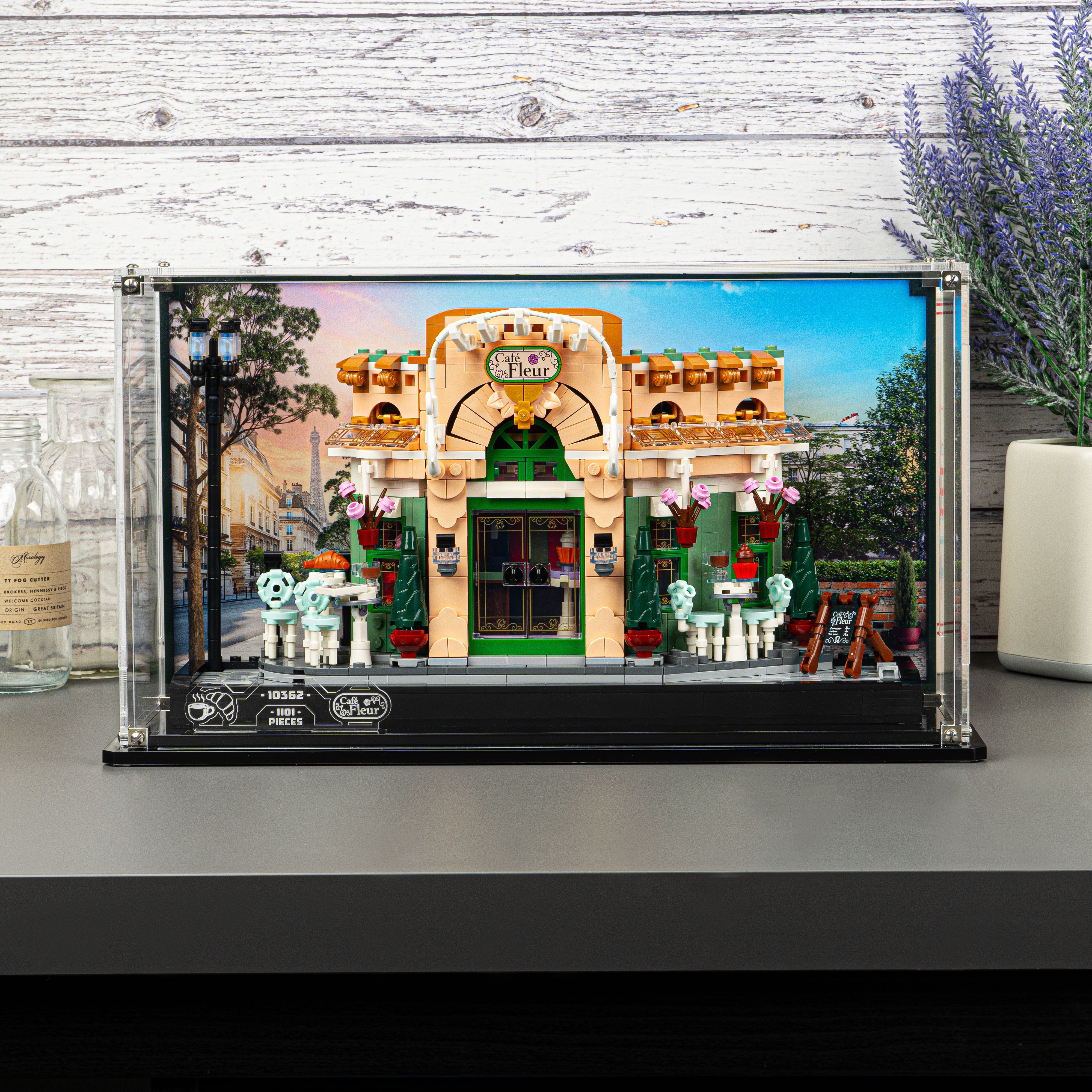Display Case for LEGO® Icons: French Café (10362)