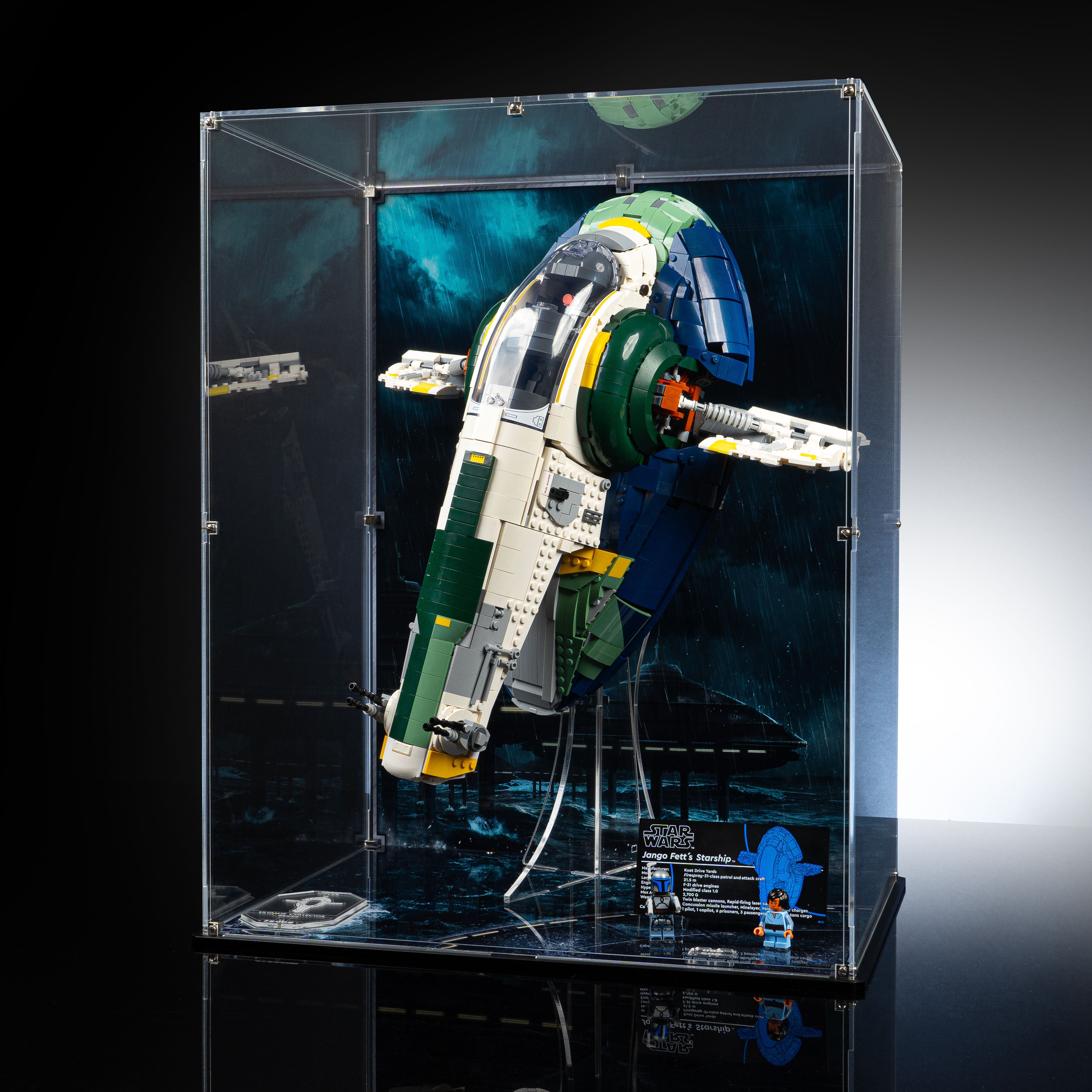 Limited Edition Display Case for LEGO® Star Wars™ Jango Fett's Firespray-Class Starship (75409)
