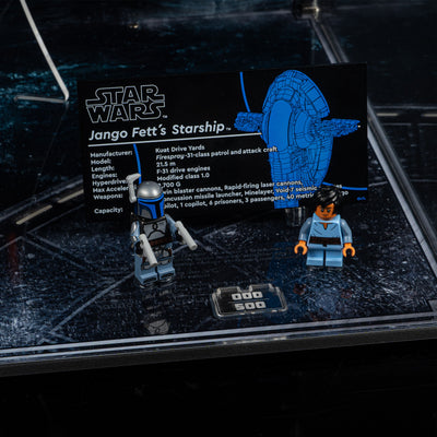 Limited Edition Display Case for LEGO® Star Wars™ Jango Fett's Firespray-Class Starship (75409)