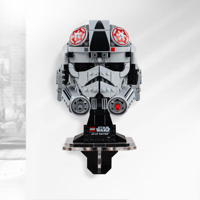 Wall Mounted Display Stand for LEGO® Star Wars: AT-AT Driver Helmet (75429)