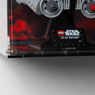 Wall-Mounted Display Case for LEGO® Star Wars: AT-AT Driver Helmet (75429)