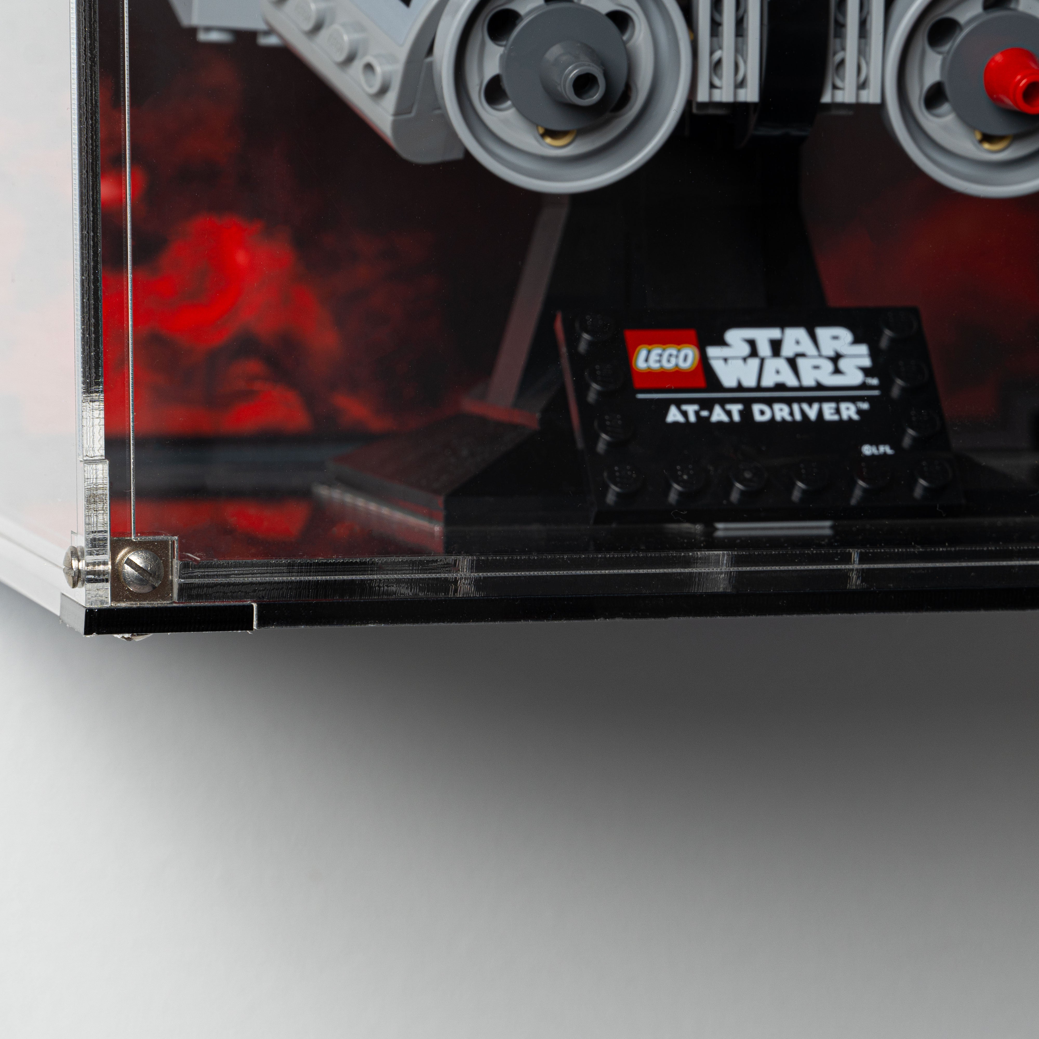 Wall-Mounted Display Case for LEGO® Star Wars: AT-AT Driver Helmet (75429)