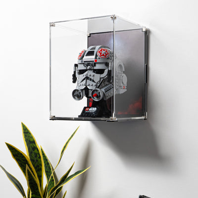 Wall-Mounted Display Case for LEGO® Star Wars: AT-AT Driver Helmet (75429)