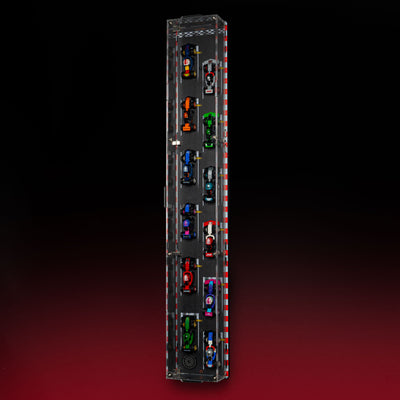 Limited Edition Wall Mounted Display Case for LEGO® F1® Collectible Race Cars (71049)