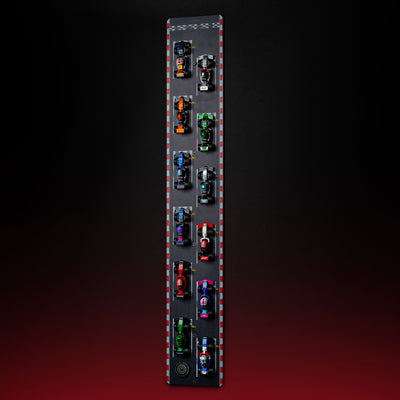 Limited Edition Wall Mounted Display Stand for LEGO® F1® Collectible Race Cars (71049)